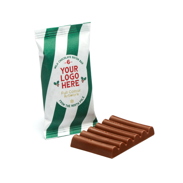 Winter Collection – 6 Baton Bar – Milk Chocolate² – 41% Cocoa