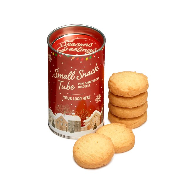 Winter Collection `25 – Small Snack Tube – Mini Shortbread Biscuits